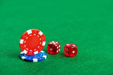 Three Card Poker table with dealer on misteruntung88 login live casino